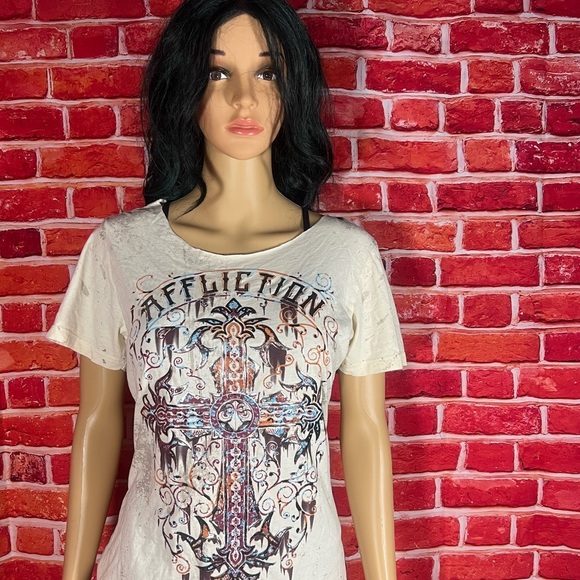 Affliction Women’s T-Shirt - Picture 2 of 7